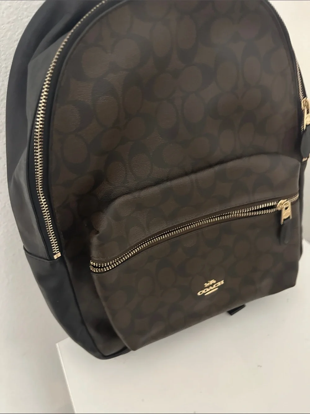 Coach backpack dark